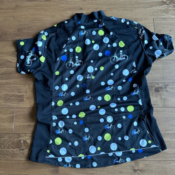 Women’s XXL Bike Shirt with Half Zip - Picture 2 of 3